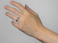 Art Deco 14ct White Gold Diamond Solitaire Ring