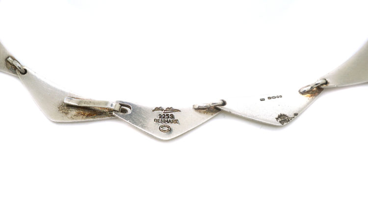 Silver Necklace by Hans Hansen Georg & Retailed by Georg Jensen