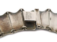 Silver & Blue Enamel Collar by Einar Modahl