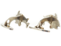 Silver Dolphin Cufflinks by Arno Malinowski for Georg Jensen