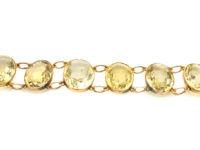 Victorian Gold & Citrine Bracelet