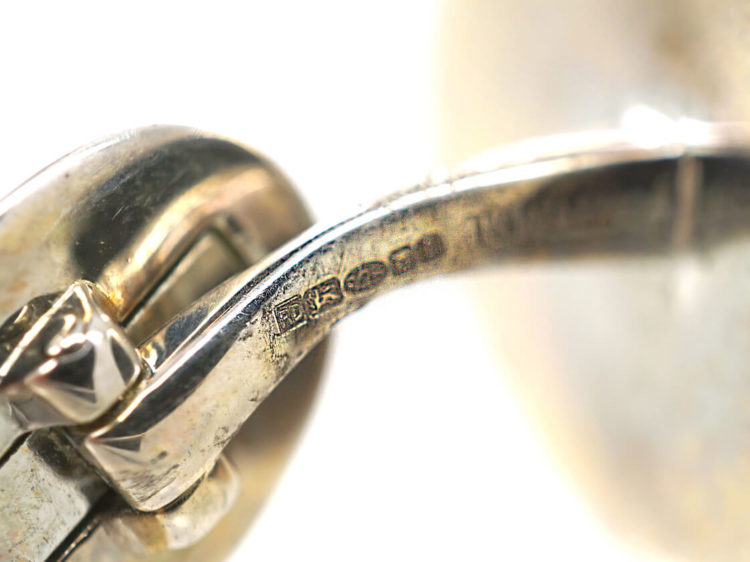 Silver Scarab Beetle Cufflinks by Roger Doyle