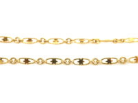 Art Deco 18ct Gold & Yellow Sapphire Necklace