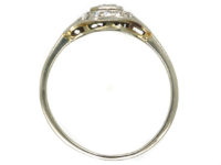 Art Deco 14ct White Gold Diamond Ring