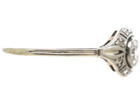 Art Deco 14ct White Gold Diamond Ring