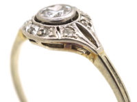 Art Deco 14ct White Gold Diamond Ring