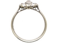 Edwardian 18ct White Gold & Platinum, Diamond Daisy Cluster Ring