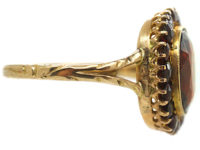 Edwardian Pyrope-Almandine Garnet Cluster Ring
