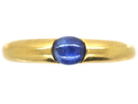 18ct Gold & Cabochon Sapphire Ring