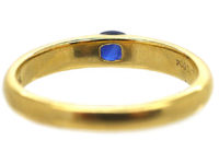18ct Gold & Cabochon Sapphire Ring
