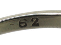 Art Deco Platinum & 18ct White Gold, Emerald & Diamond Cluster Ring