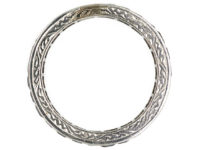 Art Deco 18ct White Gold & Sapphire Eternity Ring