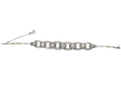 Art Deco Platinum & Diamond Bracelet Art Deco Platinum & Diamond Bracelet