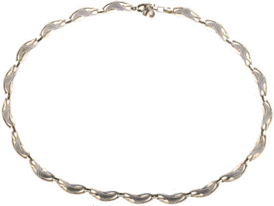 German Art Nouveau Silver Necklace