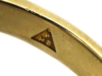 18ct Gold & Platinum, Large Sapphire & Diamond Cluster Ring