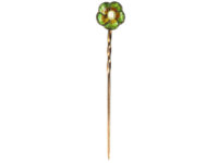 Edwardian Flower Tie Pin by Child & Child