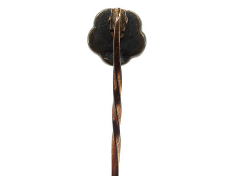 Edwardian Flower Tie Pin by Child & Child