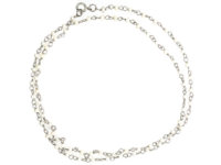 Edwardian Platinum & Natural Pearl Chain
