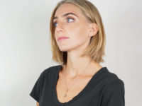 Art Deco Platinum & 15ct Gold Two Diamond Drop Pendant