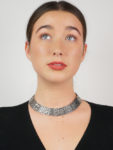 Mexican Indian Design Silver Collar
