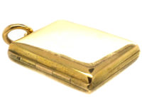 Victorian 18ct Gold Rectangular Double Opening Locket