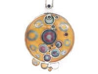 Norman Grant Silver & Enamel Necklace