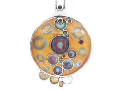 Norman Grant Silver & Enamel Necklace