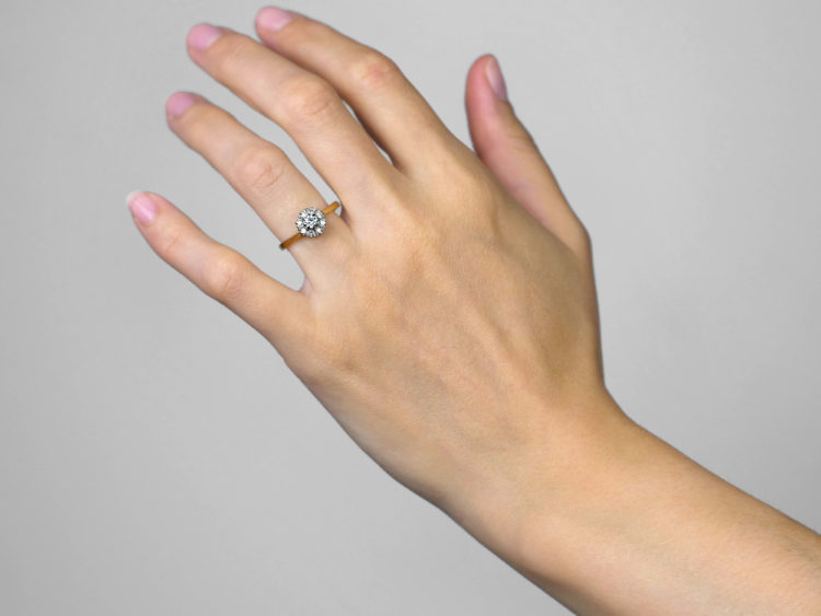 18ct Gold & Diamond Cluster Ring