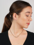 Victorian 18ct Gold & Natural Split Pearl Necklace in Original Case