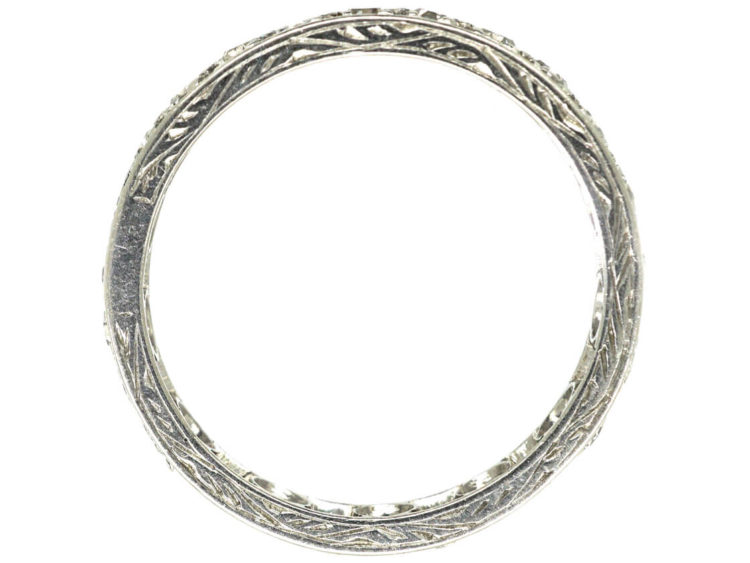 Art Deco Platinum & Diamond Eternity Ring