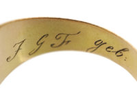 15ct Gold & Rose Diamond Ring Dated 1842