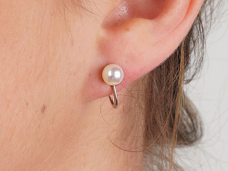 Pearl Screw on Earrings by Birks of Canada