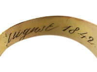 15ct Gold & Rose Diamond Ring Dated 1842