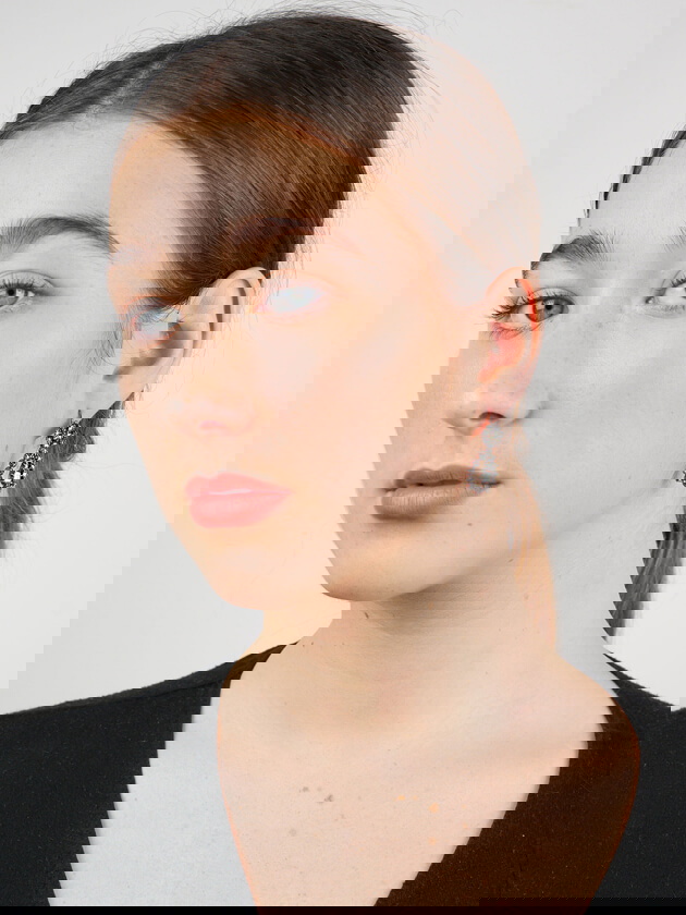 Georgian Rose Diamond Drop Earrings