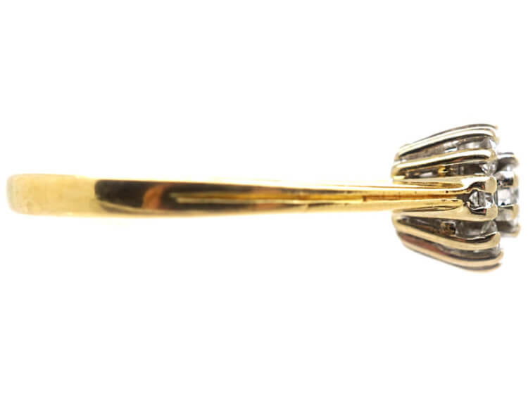 18ct Gold & Diamond Cluster Ring