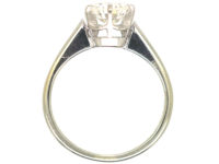 18ct White Gold Diamond Solitaire Ring
