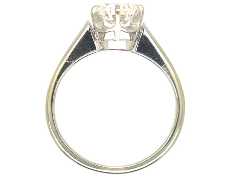 18ct White Gold Diamond Solitaire Ring