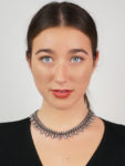 Victorian Silver Collar With Acorn Drops