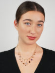 Edwardian 15ct Gold Gem Set Harlequin Necklace
