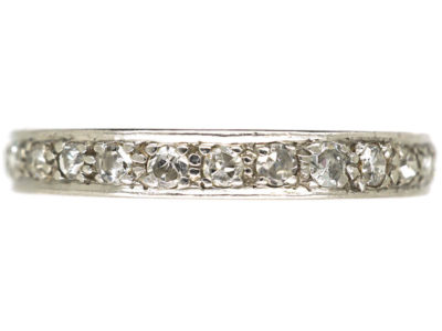 Art Deco Platinum & Diamond Eternity Ring