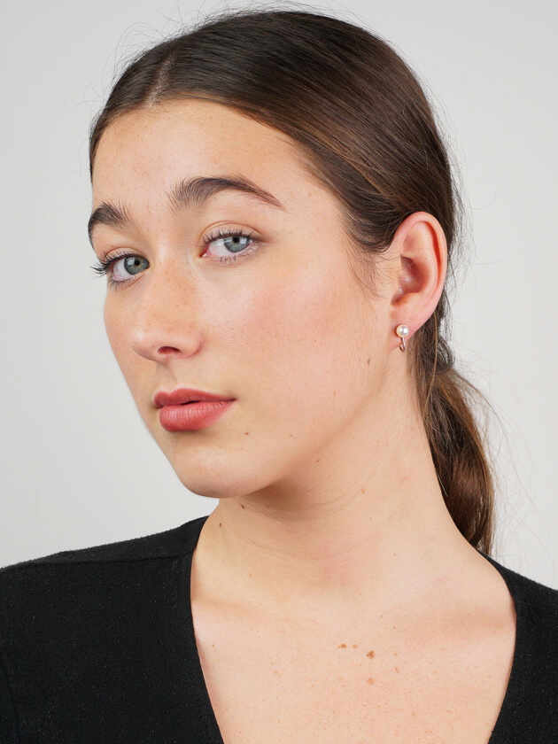 Pearl Screw on Earrings by Birks of Canada