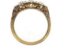 Victorian 18ct Gold Three Stone Diamond Ring