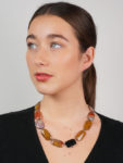 Georgian 15ct Gold & Agate Necklace