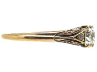 Victorian 18ct Gold Three Stone Diamond Ring