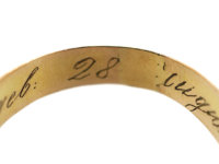 15ct Gold & Rose Diamond Ring Dated 1842