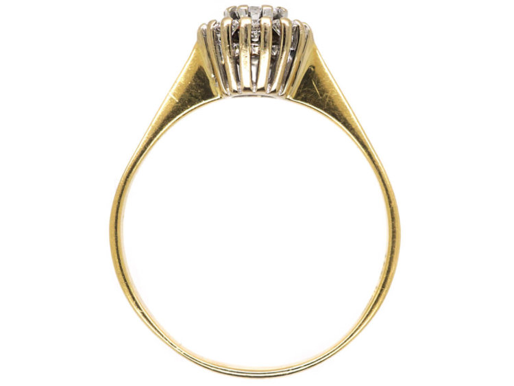 18ct Gold & Diamond Cluster Ring