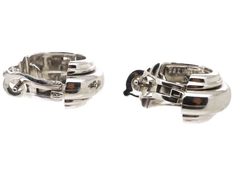 18ct White Gold & Diamond Earrings by Piaget