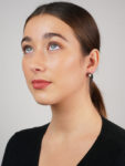 Edwardian Rose Diamond & Natural Pearl Round Earrings