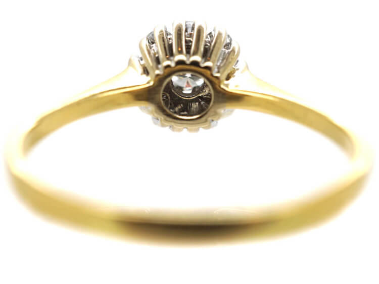 18ct Gold & Diamond Cluster Ring
