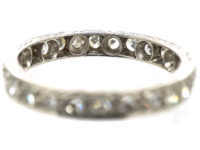 Art Deco Platinum & Diamond Eternity Ring
